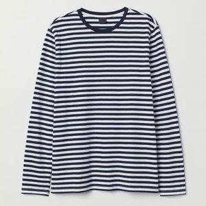 H&M Striped Long Sleeve Tee
